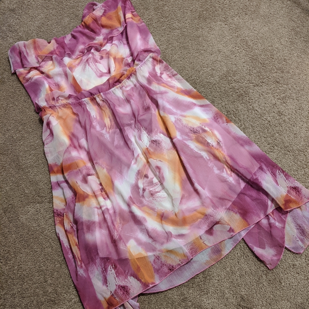 Strapless dress